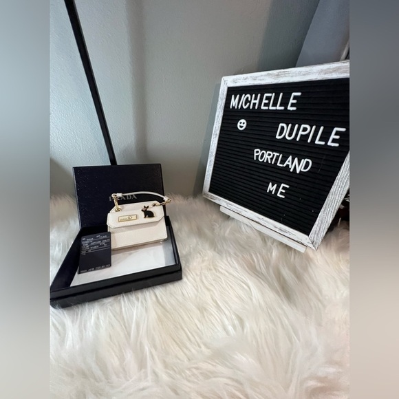 PRADA saffiano rabit bag charm - Picture 9 of 16